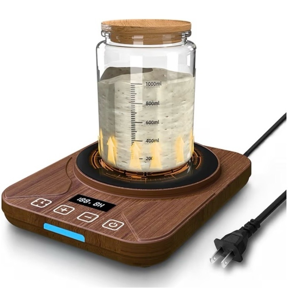 NEW - Sourdough Starter Warmer Mat - 24H Timer - Precise 1°F Thermostat Control